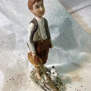 Dave Grossman Boy and Dog Figurine
